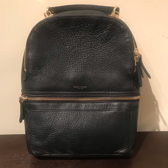 henri bendel Handbags - Authentic Henri Bendel Black Leather Backpack